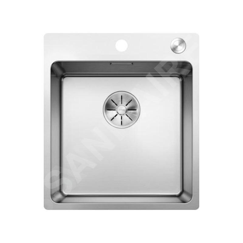 Blanco Andano 400 - Évier 500x440 mm avec commande excentrique PushControl, inox 525244 Blanco Andano 400 - Évier 500x440 mm avec commande excentrique PushControl, inox 525244