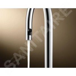 Blanco Carena S - Mitigeur d'évier avec bec extractible, noir / chrome 526172