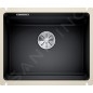 Blanco Etagon 500 - Évier en céramique, 540x456 mm, avec rails, noir 525155