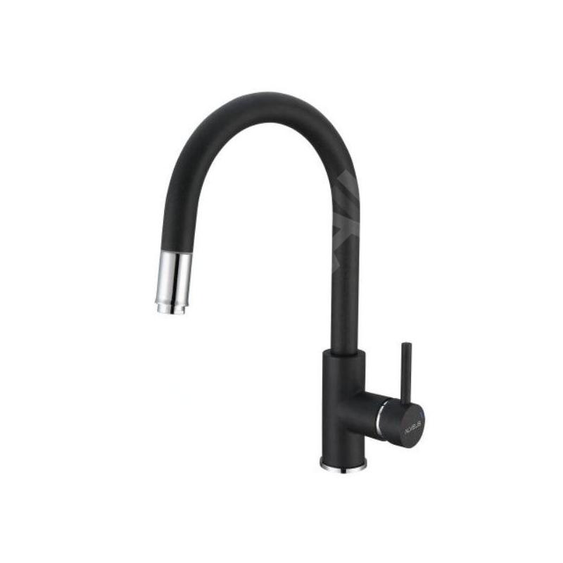 Alveus Delos - Mitigeur d'évier avec bec extractible, carbone 1129022
