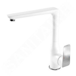 Novaservis Nobless Tina - Robinetterie d’évier, blanc/chrome 38714,1