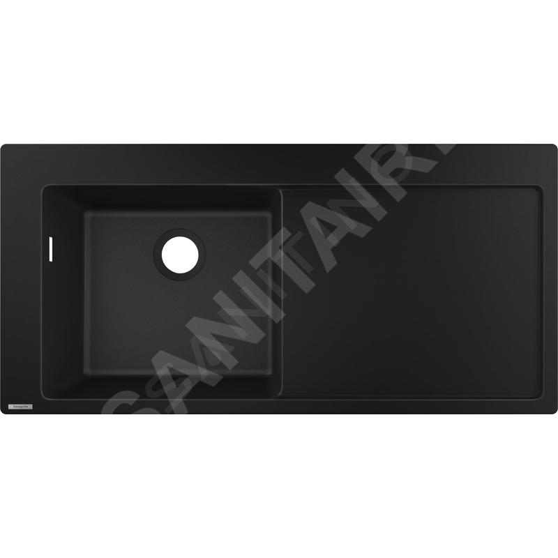 Hansgrohe Éviers - Evier encastré granit S5110-F45, graphite noir 43330170 Hansgrohe Éviers - Evier encastré granit S5110-F45, graphite noir 43330170