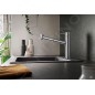 Blanco Ambis S - Mitigeur d'évier avec bec extractible, inox brossé 525124