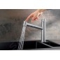 Blanco Ambis S - Mitigeur d'évier avec bec extractible, inox brossé 525124