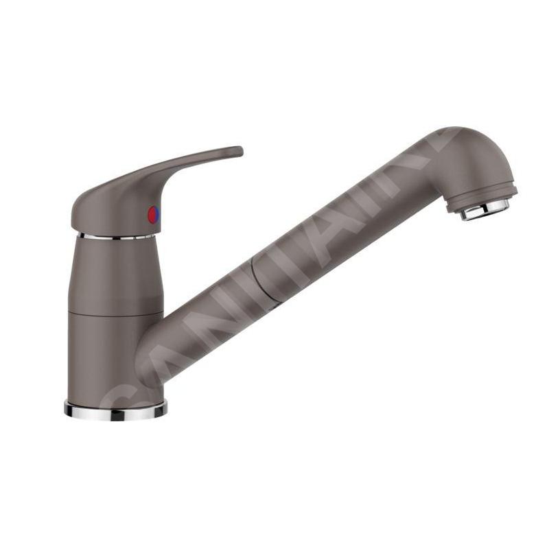 Blanco Daras S - Mitigeur d'évier avec bec extractible, gris 526936