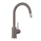 Blanco Mida S - Mitigeur d'évier avec bec extractible, gris/chrome 526967