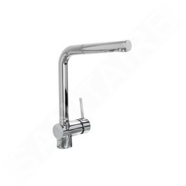 Alveus Robinetterie - Mitigeur d’évier avec douchette extractible, chrome 1096119