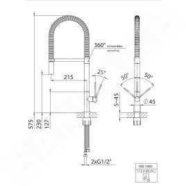 Steinberg 100 - Mitigeur d’évier, chrome 100 1495