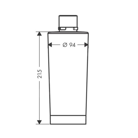 Hansgrohe Aqittura M91 - Filtre échangeur d'ions et charbon actif 76815000