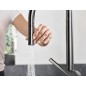 Hansgrohe M54 - Mitigeur d'évier Talis avec douchette extractible, chrome noir brossé 72800340