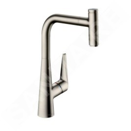 Hansgrohe Talis Select M51 - Mitigeur de cuisine 300 avec sortie extractible, aspect inox 72821800