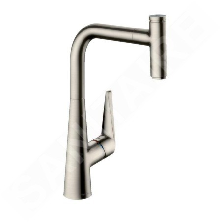 Hansgrohe Talis Select M51 - Mitigeur de cuisine 300 avec sortie extractible, aspect inox 72821800