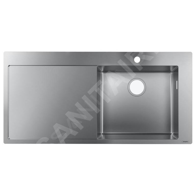 Hansgrohe Éviers - Évier à encastrer S715-F450, inox 43306800 Hansgrohe Éviers - Évier à encastrer S715-F450, inox 43306800