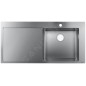 Hansgrohe Éviers - Évier à encastrer S715-F450, inox 43306800 Hansgrohe Éviers - Évier à encastrer S715-F450, inox 43306800