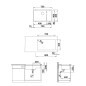 Blanco Subline 700 - Évier en silgranite, 730x460 mm, anthracite 523538