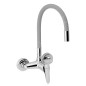 Novaservis Titania Iris New - Robinet d’évier avec bras flexible, gris argenté/chrome 94480,0S