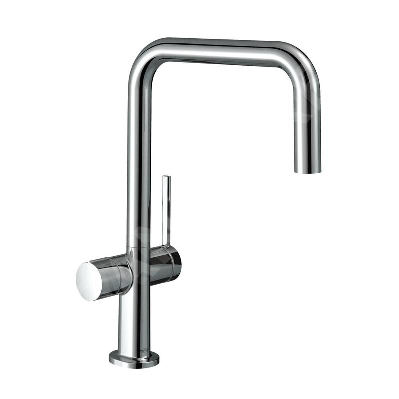 Hansgrohe M54 - Mitigeur d'évier Talis U 220, avec vanne d'arrêt, chrome 72807000