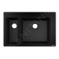 Hansgrohe Éviers - Evier encastré granit S510-F635, graphite noir 43315170 Hansgrohe Éviers - Evier encastré granit S510-F635, graphite noir 43315170