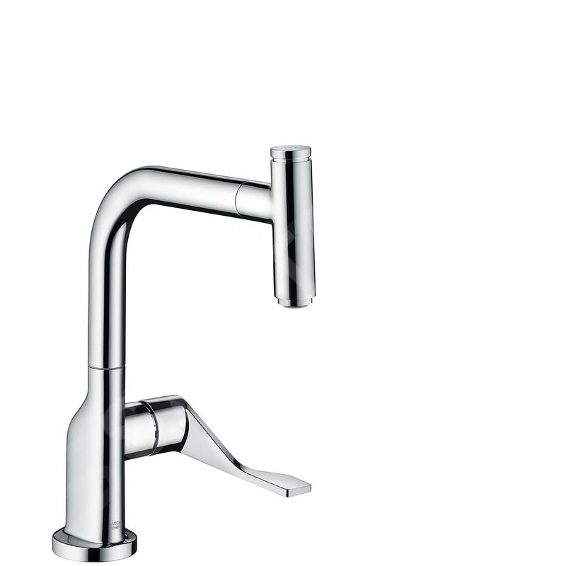 Axor Citterio - Mitigeur d'évier avec bec extractible, inox brossé 39861800