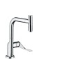 Axor Citterio - Mitigeur d'évier avec bec extractible, inox brossé 39861800