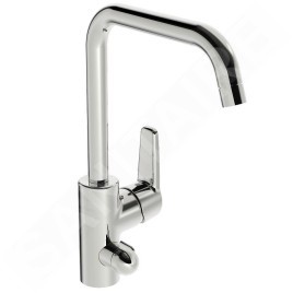 Hansa Polo - Mitigeur d'évier avec vanne d'arrêt de la lave-vaisselle, chrome 51602293