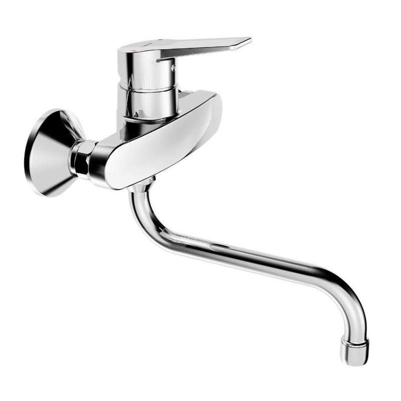 Hansa Twist - Mitigeur d’évier mural, chrome 09692193 Hansa Twist - Mitigeur d’évier mural, chrome 09692193