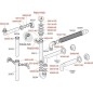 Alcadrain Siphons - Siphon tubulaire diamètre 40 mm avec écrou de trop-plein A80-DN40
