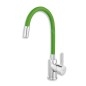 Novaservis Ferro - Robinetterie d’évier avec bec flexible, vert/chrome 70710,0Z Novaservis Ferro - Robinetterie d’évier avec bec flexible, vert/chrome 70710,0Z
