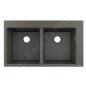 Hansgrohe Éviers - Evier encastré granit S510-F770, pierre grise 43316290 Hansgrohe Éviers - Evier encastré granit S510-F770, pierre grise 43316290