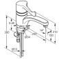 Kludi Medi Care - Mitigeur d’évier, chrome 349080524