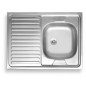 Novaservis Éviers - Evier 600x800 mm, acier inoxydable DR60/80L