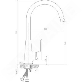 Novaservis Titania Smart - Robinetterie d’évier, chrome 98713,0