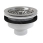 Alcadrain Accessoires - Sortie d'évier 6/4", grille en acier inoxydable A37