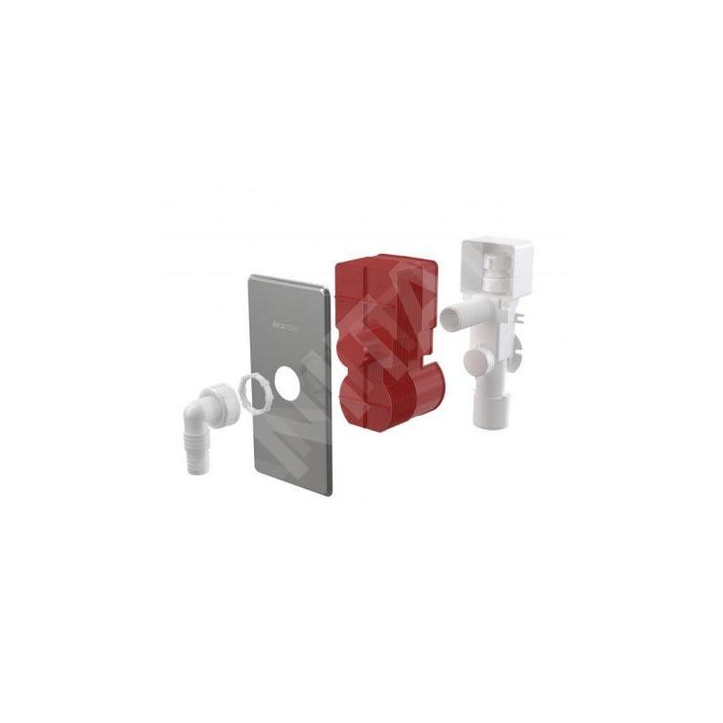 Alcadrain Siphons - Siphon de machine à laver avec aération, DN40 et DN50, plastique/acier inoxydable APS3P