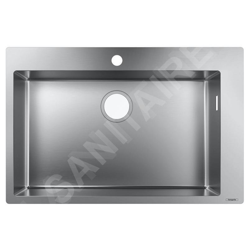 Hansgrohe Éviers - Evier encastré S711-F660, inox 43302800