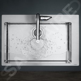 Hansgrohe Éviers - Evier encastré S711-F660, inox 43302800