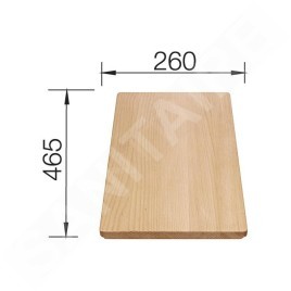 Blanco Accessoires - Planche à découper Favos, bois de hêtre 225685