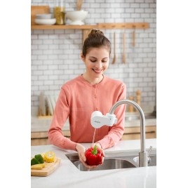Philips On Tap - Tête filtrante X-Guard Ultra pour mitigeur de cuisine, blanche AWP3754/10