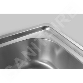 Aqualine Éviers - Évier 810x460 mm, inox AQ8146B