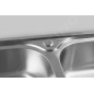 Aqualine Éviers - Évier 810x460 mm, inox AQ8146B