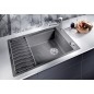 Blanco Elon XL 6 - Évier en silgranit, 770x490 mm, avec commande de vidage et accessoires, noir 525884