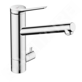 Hansgrohe Zesis M33 - Mitigeur d'évier 200, vanne d'arrêt, chrome 74808000
