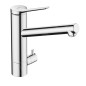 Hansgrohe Zesis M33 - Mitigeur d'évier 200, vanne d'arrêt, chrome 74808000