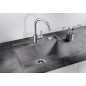 Blanco Dalago 6 - Évier en silgranite, 605x500 mm, avec commande de vidage, gris rocher 518851
