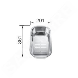 Blanco Accessoires - Bol, inox 224787