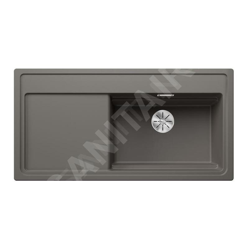 Blanco Zenar XL 6 - Évier en silgranit, 988x498 mm, avec commande de vidage et accessoires, InFino, gris 527376