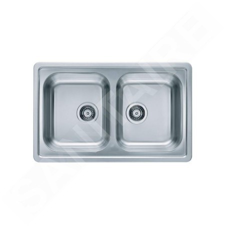 Alveus Elegant - Évier 810x510 mm, inox 1009383