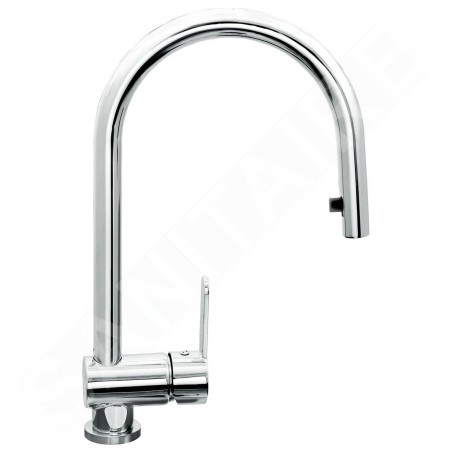 Alveus Arc - Mitigeur d’évier avec bec extractible, chrome 1115261