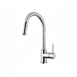 Alveus Robinetterie - Mitigeur d’évier avec bec extractible, chrome 1132183