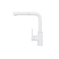 Alveus Zeos - Mitigeur d'évier avec bec extractible, blanc 1136506
